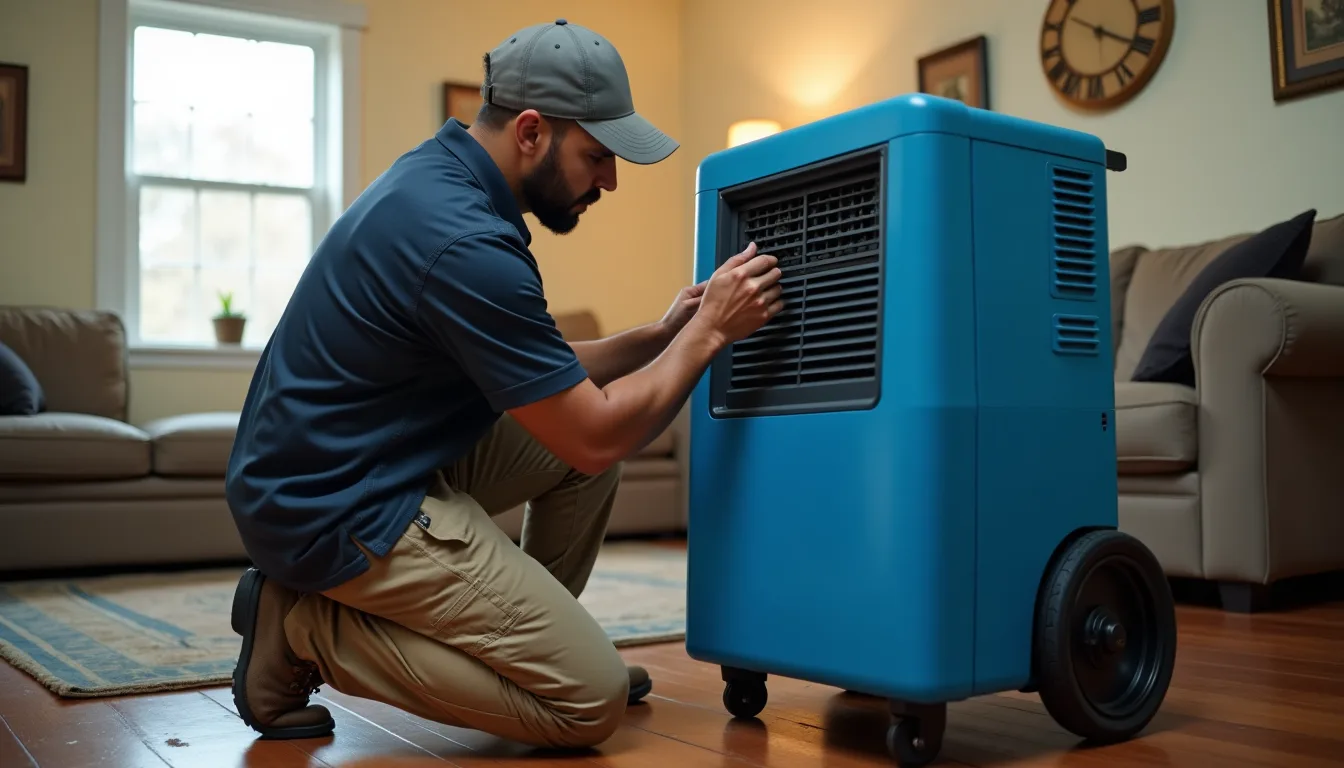 Water damage restoration service